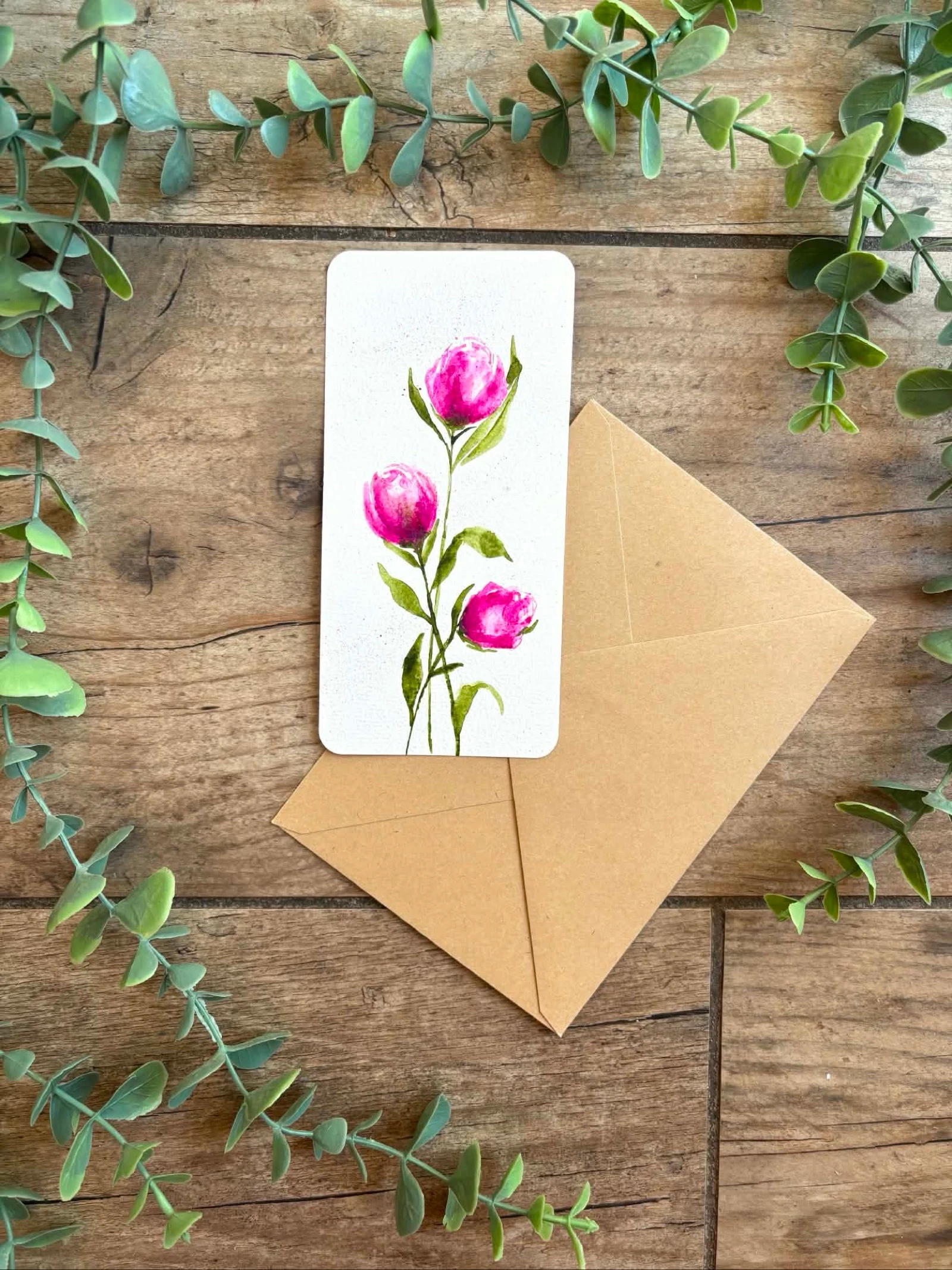 Marque page bouton de rose 